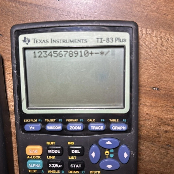 Texas Instruments Ti83 Plus Black Graphing Calculator• Includes Cover - Picture 3 of 13